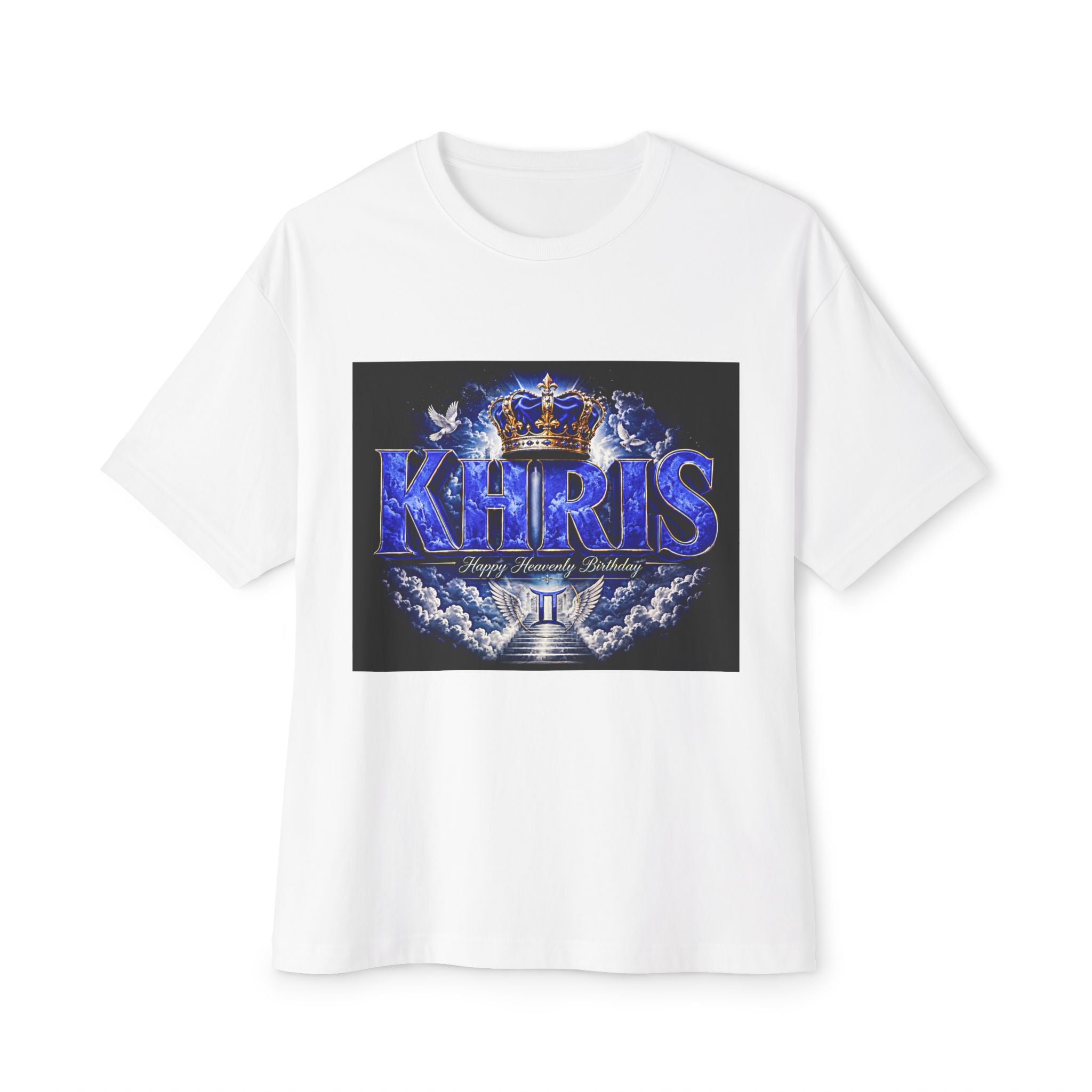 Khris Crown Graphic Tee — Personalized Royal Name Shirt