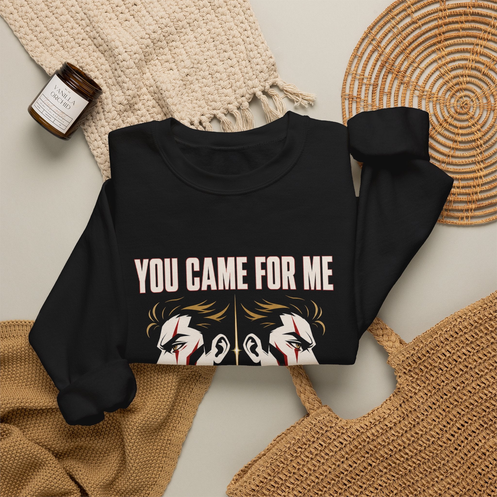 Feral Unhinged Text Crewneck Sweatshirt | chaotic, quirky humor