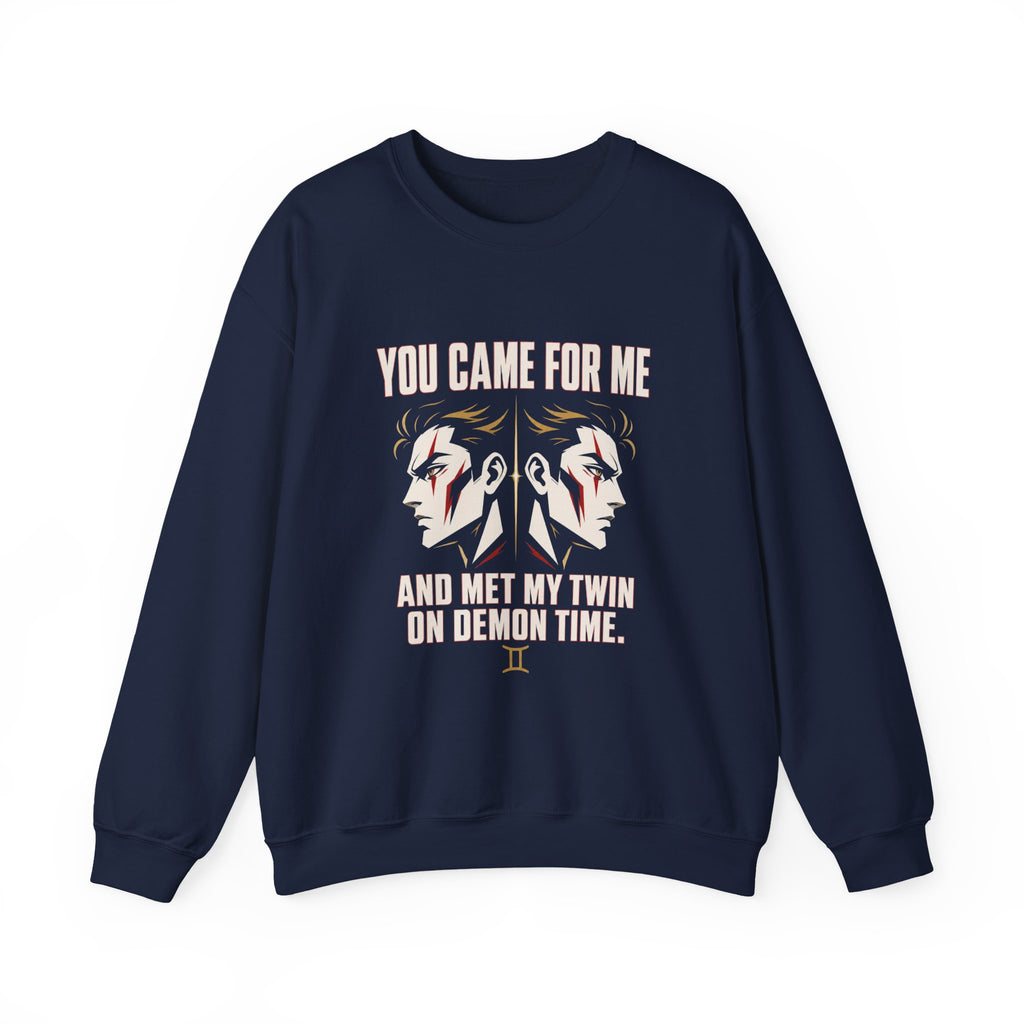 Feral Unhinged Text Crewneck Sweatshirt | chaotic, quirky humor