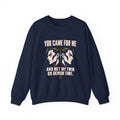 Feral Unhinged Text Crewneck Sweatshirt | chaotic, quirky humor