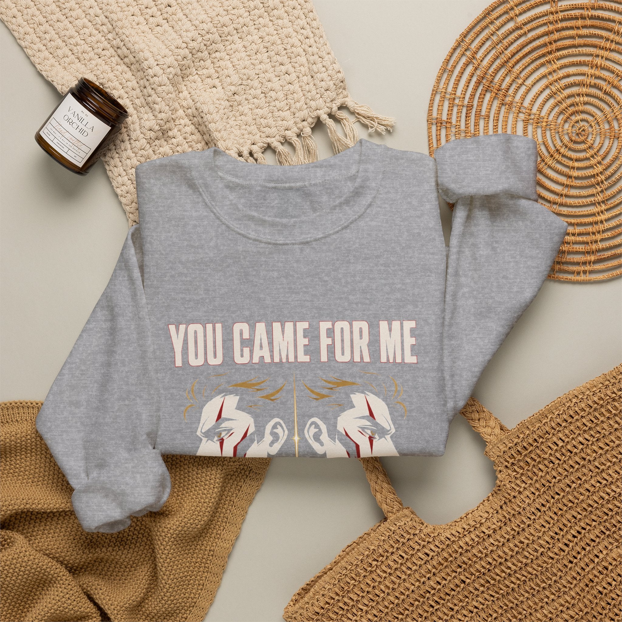 Feral Unhinged Text Crewneck Sweatshirt | chaotic, quirky humor