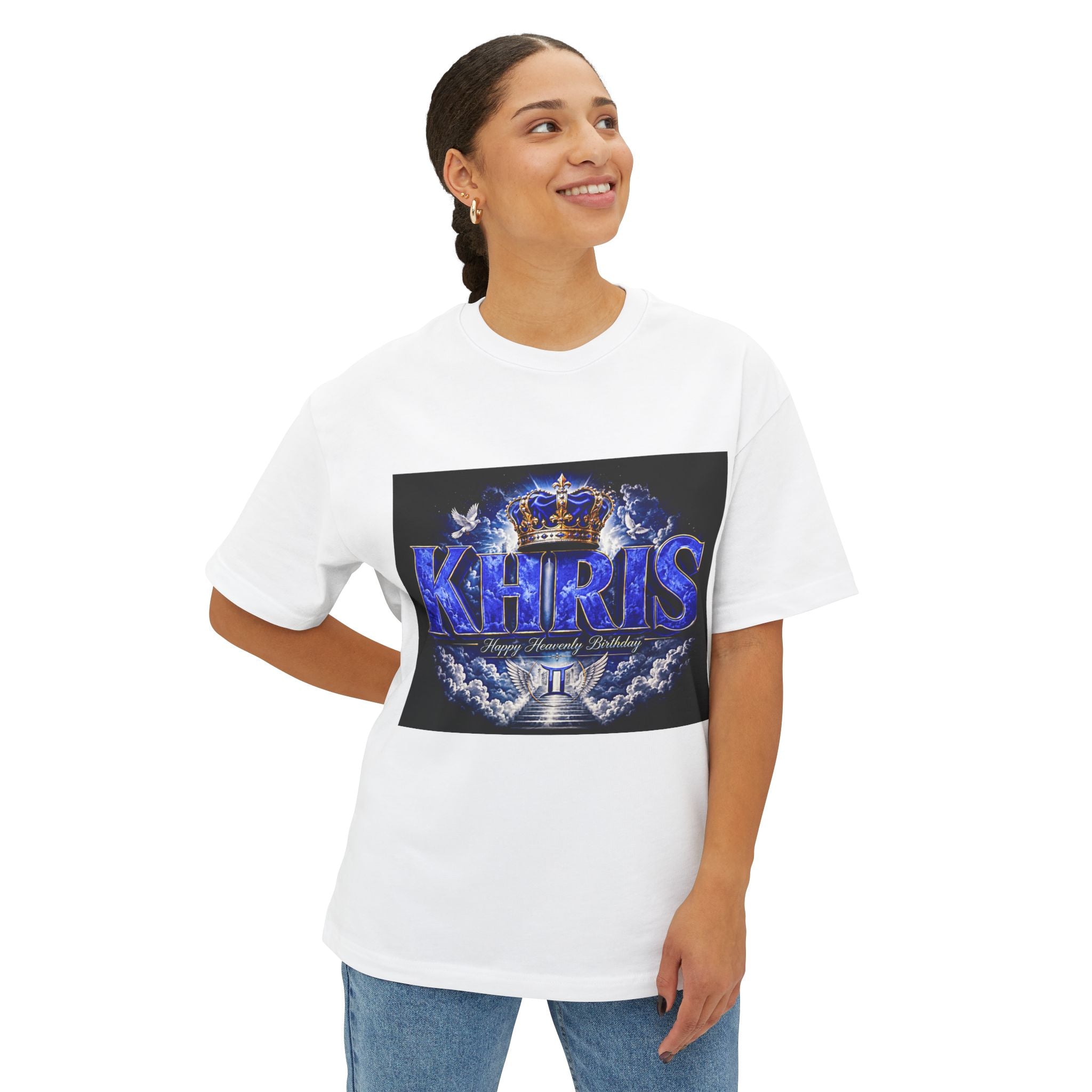Khris Crown Graphic Tee — Personalized Royal Name Shirt