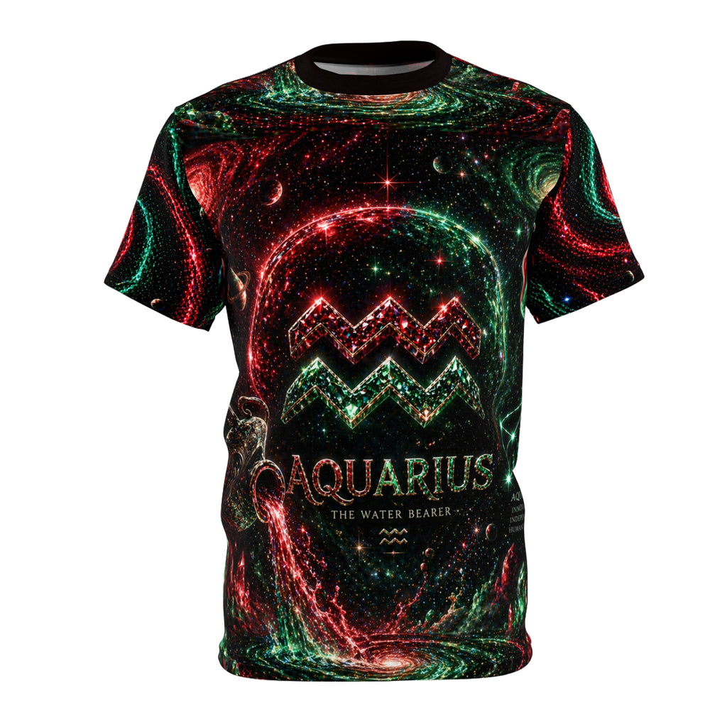 Aquarius Zodiac Tee — The Water Bearer All-Over Print Shirt