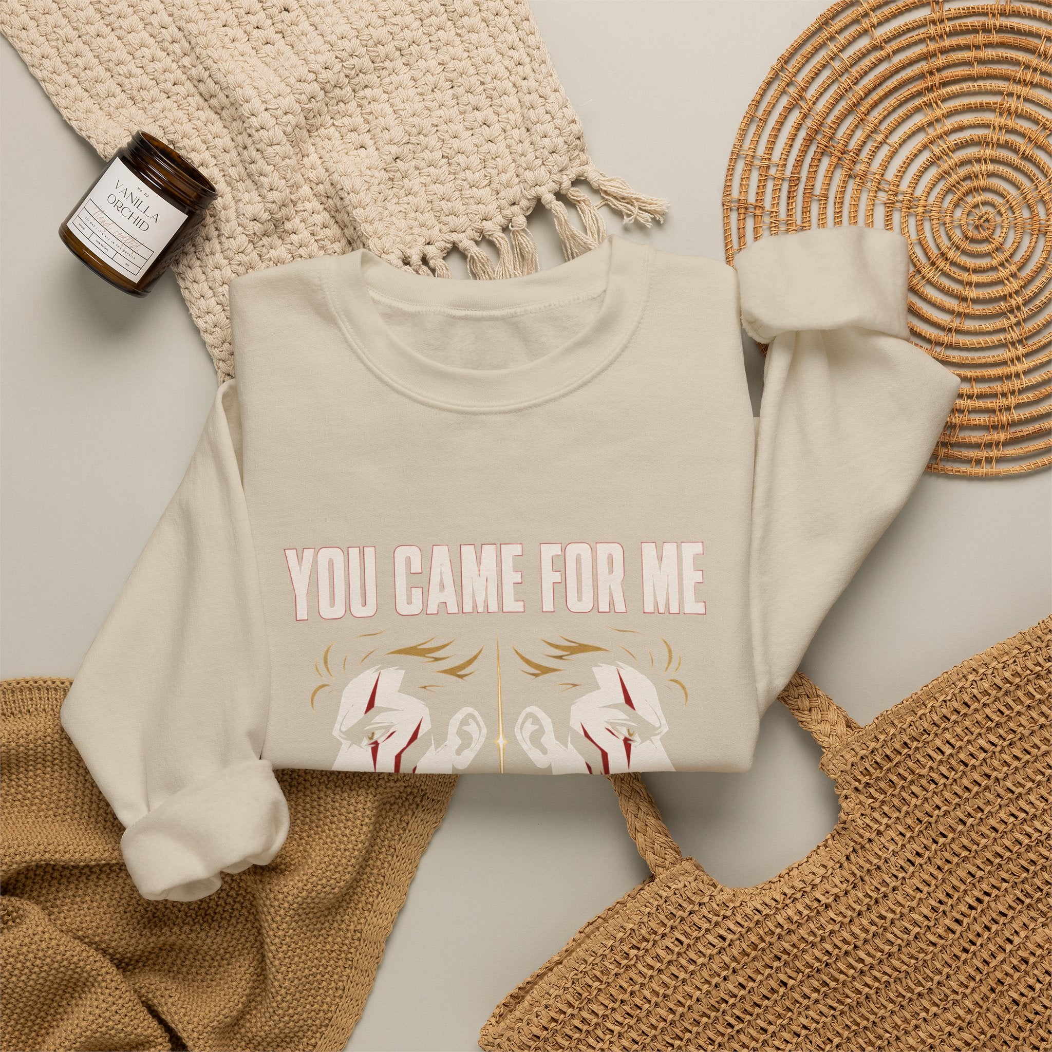 Feral Unhinged Text Crewneck Sweatshirt | chaotic, quirky humor