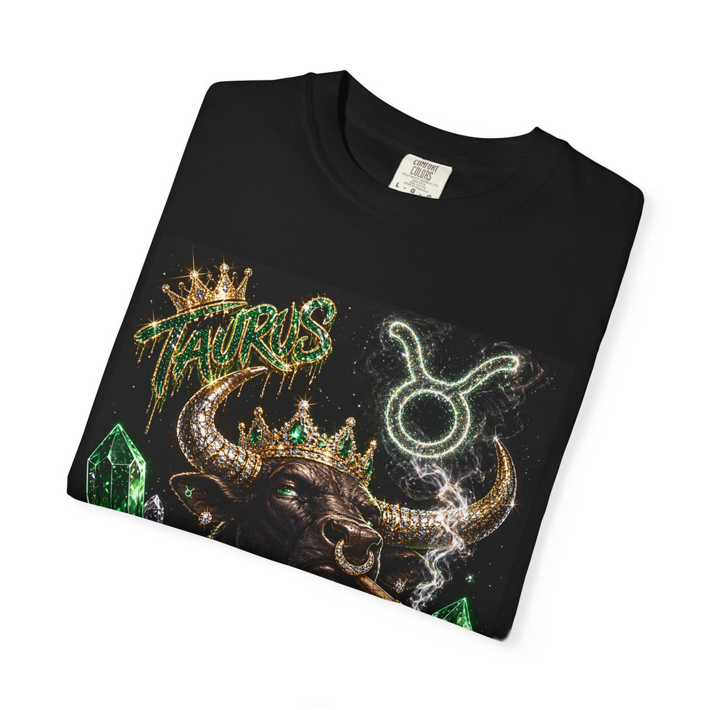 Taurus Energy Skull Shirt | Blk Graphic Tee