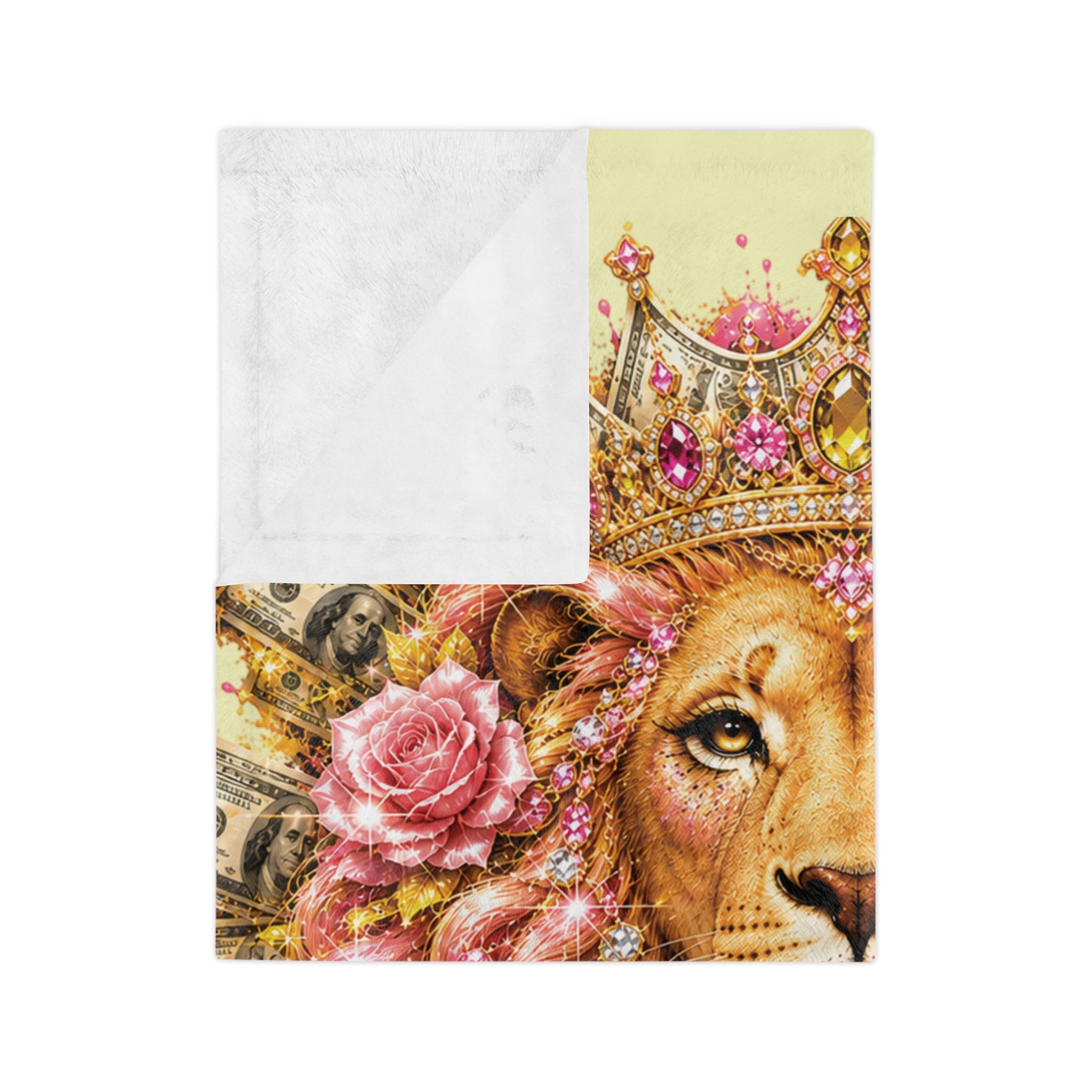 Leo Zodiac Velvet Blanket — Regal Lion Astrology Throw (Confident • Loyal • Magnetic • Royal)