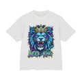 Leo King Lion Graphic Tee — Bold Crowned Lion Streetwear T-Shirt