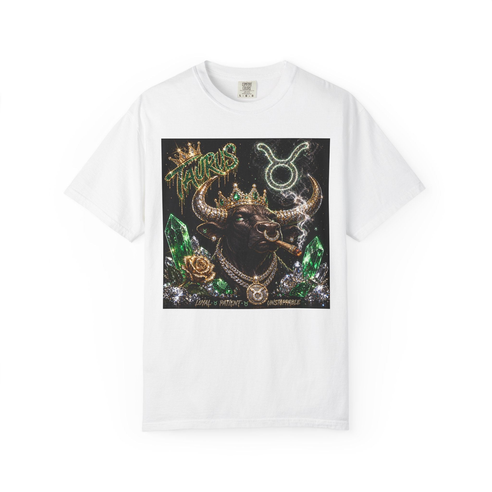 Taurus Energy Skull Shirt | Blk Graphic Tee