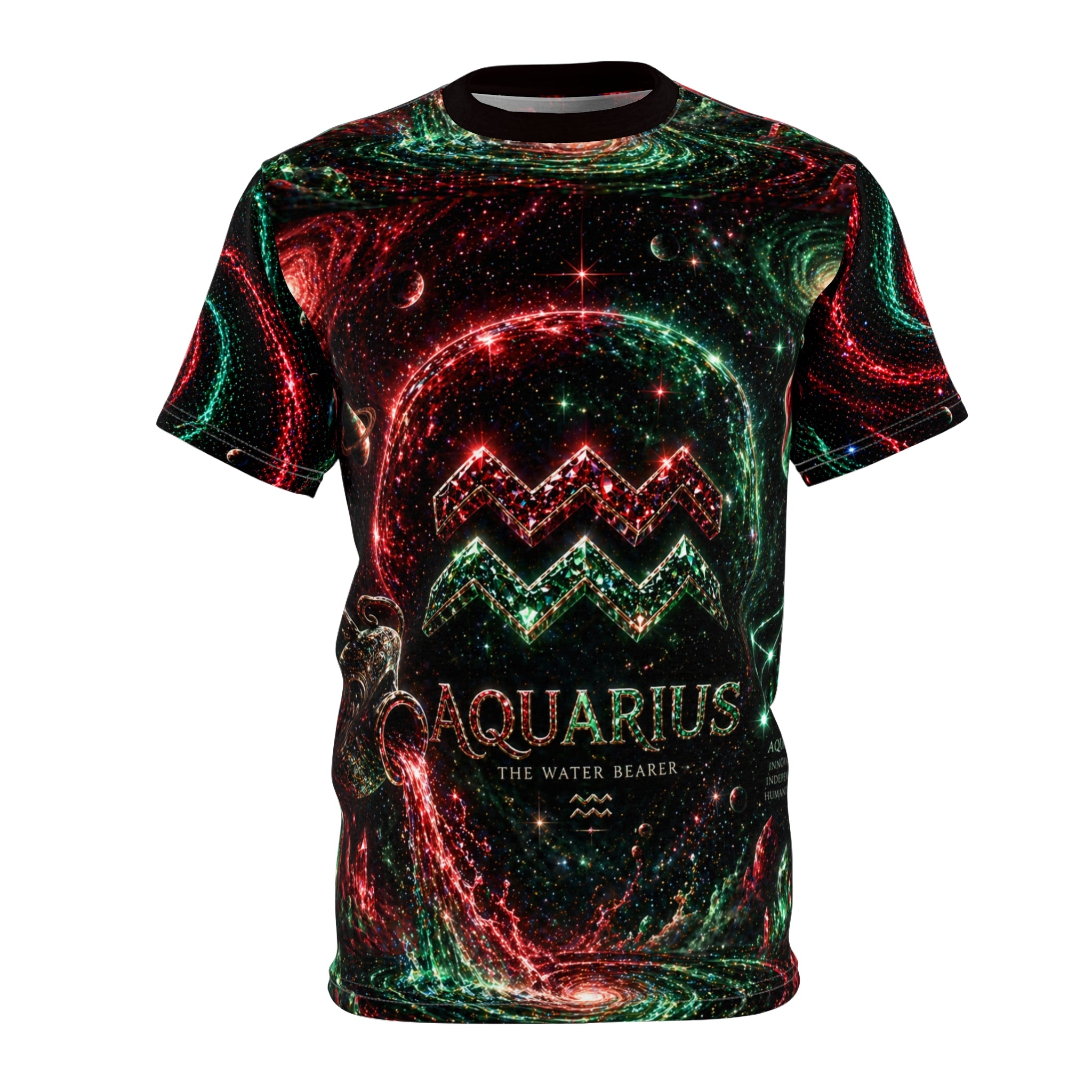 Aquarius Zodiac Tee — The Water Bearer All-Over Print Shirt
