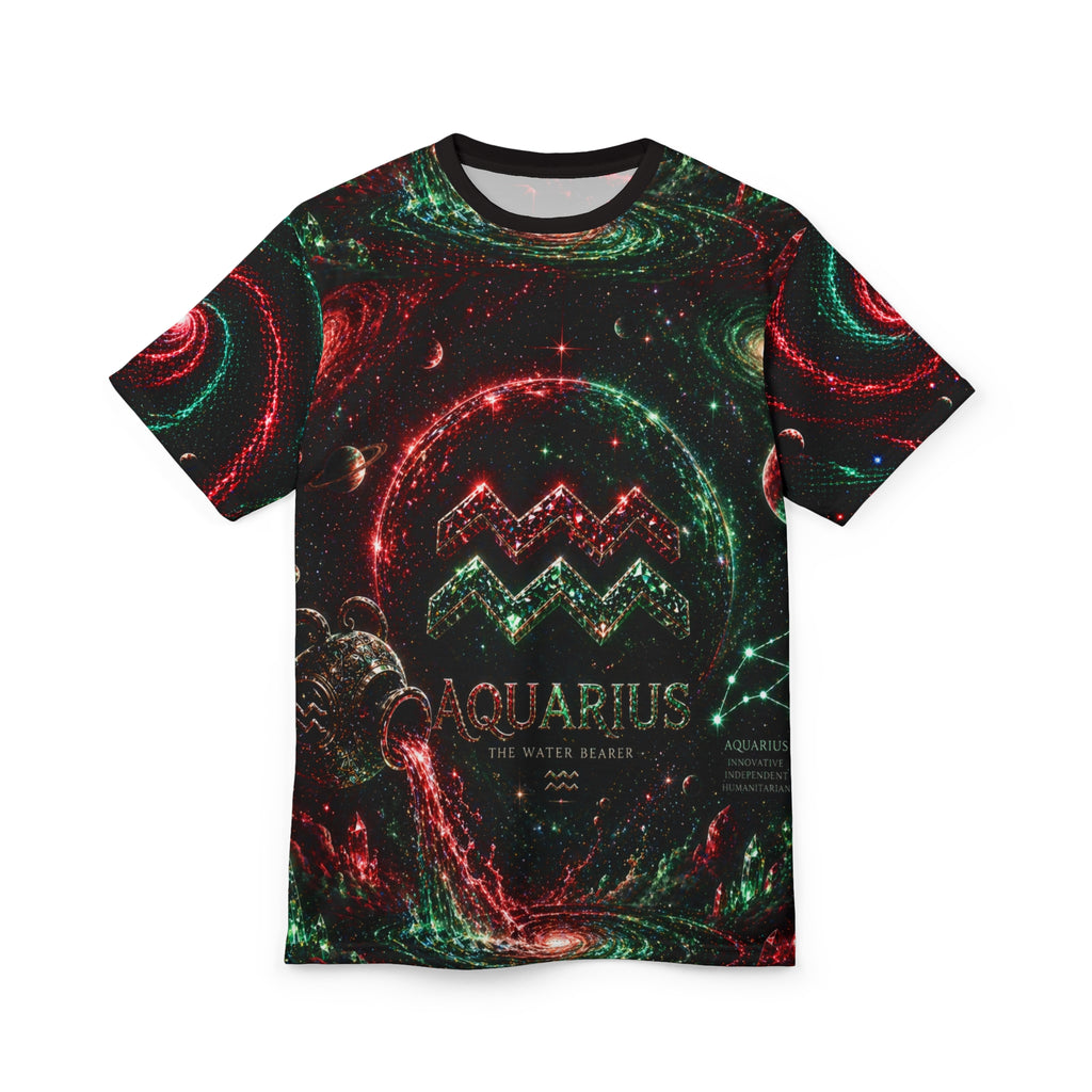 Aquarius Zodiac Tee — The Water Bearer All-Over Print Shirt